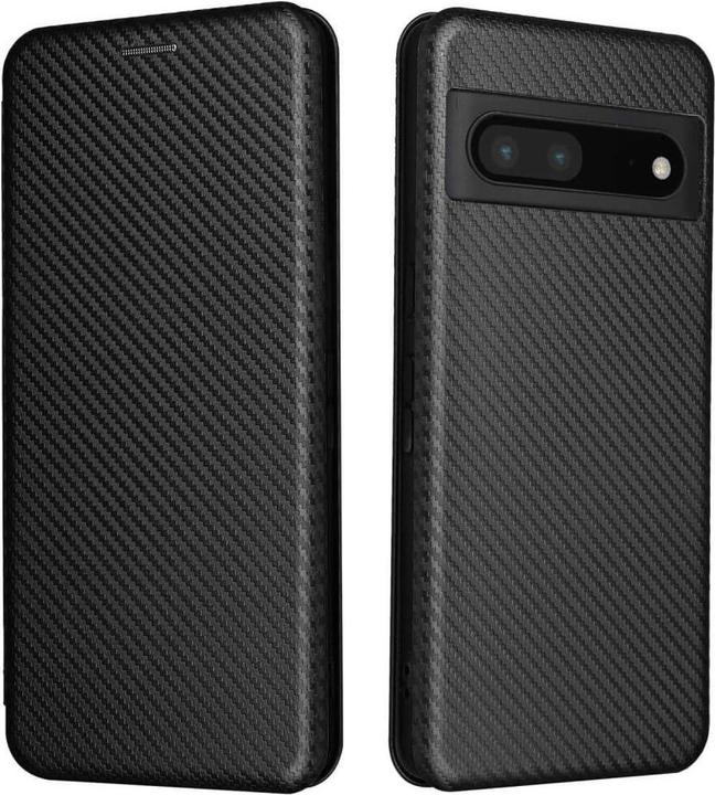 Cover-Discount Google Pixel 7 Pro - Etui flip look carbone noir (Google Pixel 7 Pro)