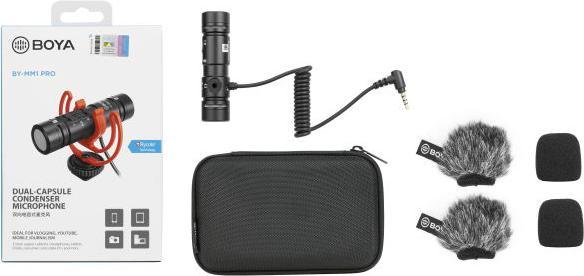Actual product image Boya BY-MM1 Pro Digital Camera Microphone