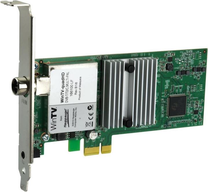 Hauppauge WinTV QuadHD (PCI-E x1, DVB-C, DVB-T, DVB-T2)