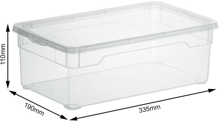 Actual product image Rotho Clear (33 x 19 x 11 cm, 5 l)