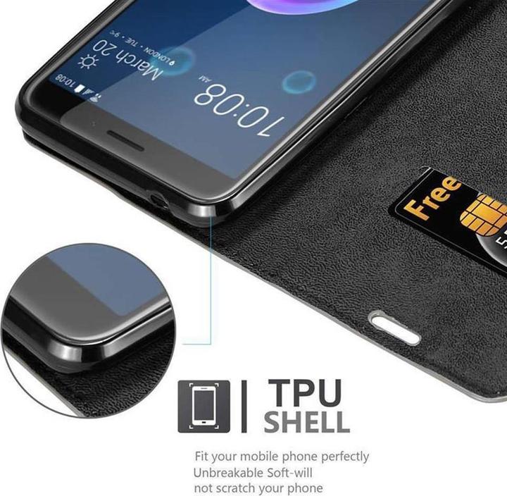 Immagine prodotto Cadorabo Copertina magnetica invisibile del libro (HTC Desire 12)