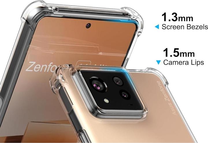 Actual product image Screenguard Asus Zenfone 11 Ultra Case Crystal Soft Airbag Bumper (Asus Zenfone 11 Ultra)