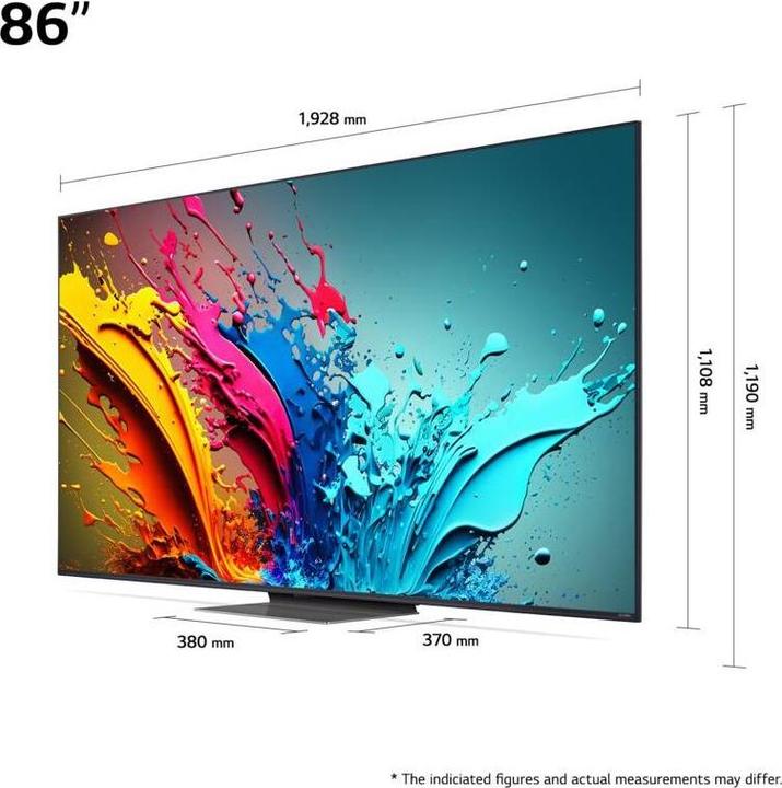 Image du produit LG 86QNED86T6A (86", QNED86, QNED, 4K, 2024)