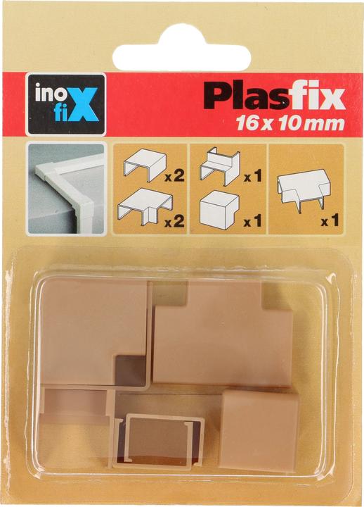 Actual product image Inofix Plasfix connectors 16x10mm assorted 7-piece