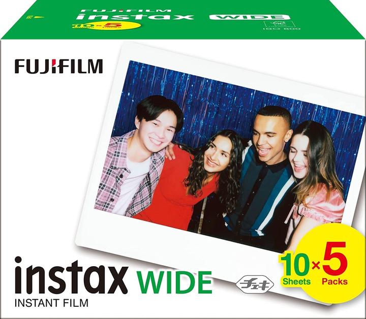 Image du produit Fujifilm Instax wide film - papier photo instantané - 5x10 stuks (Instax Wide 300)
