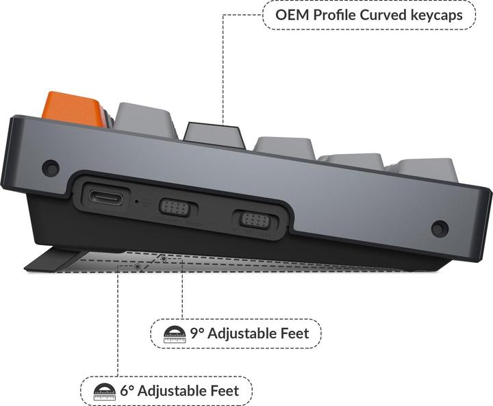 Actual product image Keychron K4 (CH, Cable, Wireless)