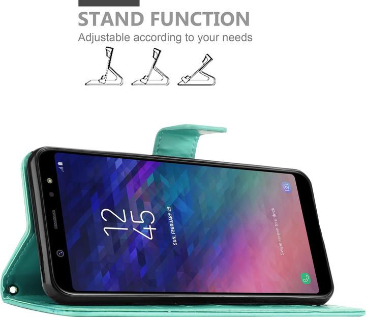 Produktbild Cadorabo Flower Book Cover (Samsung Galaxy A6+)