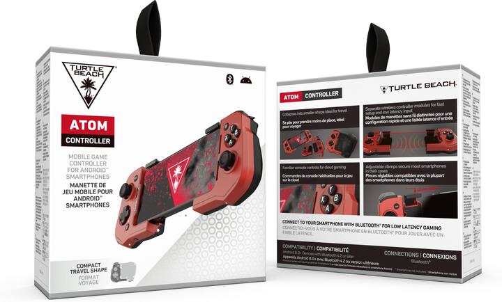 Immagine prodotto Turtle Beach Controllore Atom Android TBS-0766- Rosso (Android)