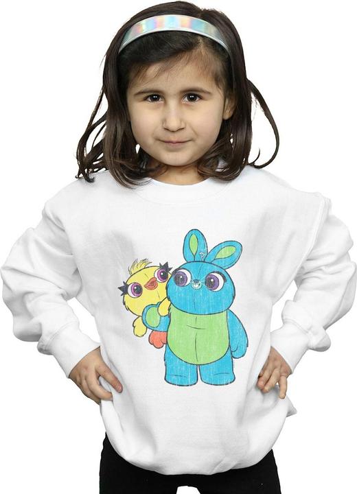 Produktbild Disney Toy Story 4 Ducky And Bunny Distressed Pose Sweatshirt Mädchen (116)