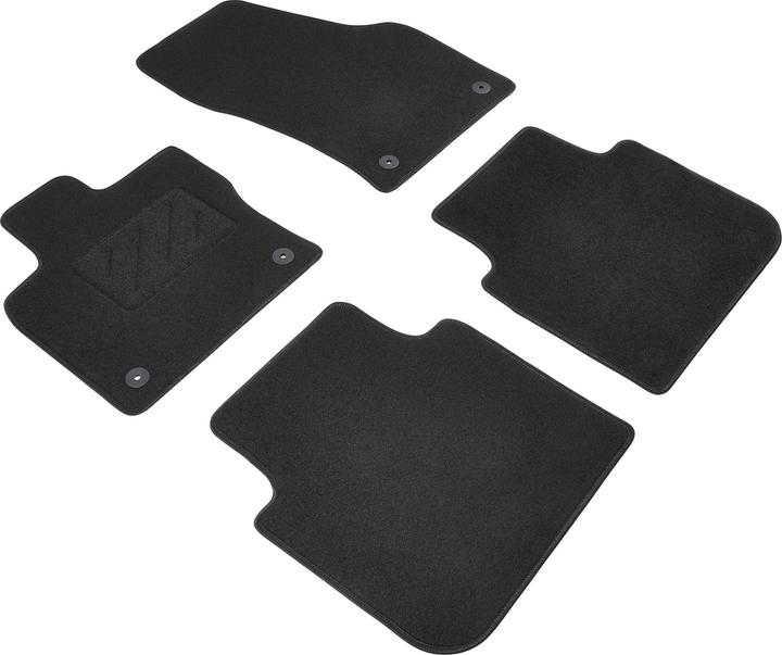 Actual product image Walser Floor mats for Skoda Kodiaq 10/2016-Today (2 front mats + 2 rear mats)