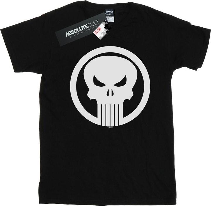 Actual product image Mens The Punisher Skull Circle T-Shirt (L)