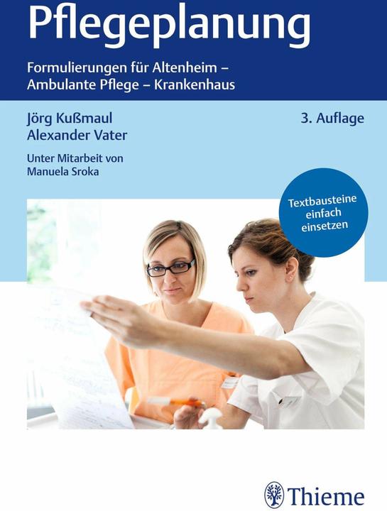 Produktbild Pflegeplanung (Deutsch, Manuela Sroka, Jörg Kussmaul, Alexander Vater, 2023)
