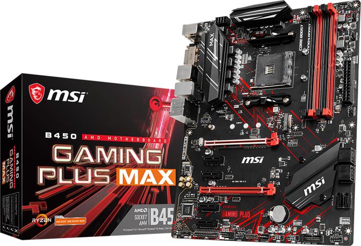 Produktbild MSI B450 Gaming Plus MAX (AM4, AMD B450, ATX)