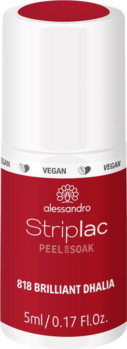 Actual product image Alessandro Striplac Brilliant Dahlia (UV gel varnish)