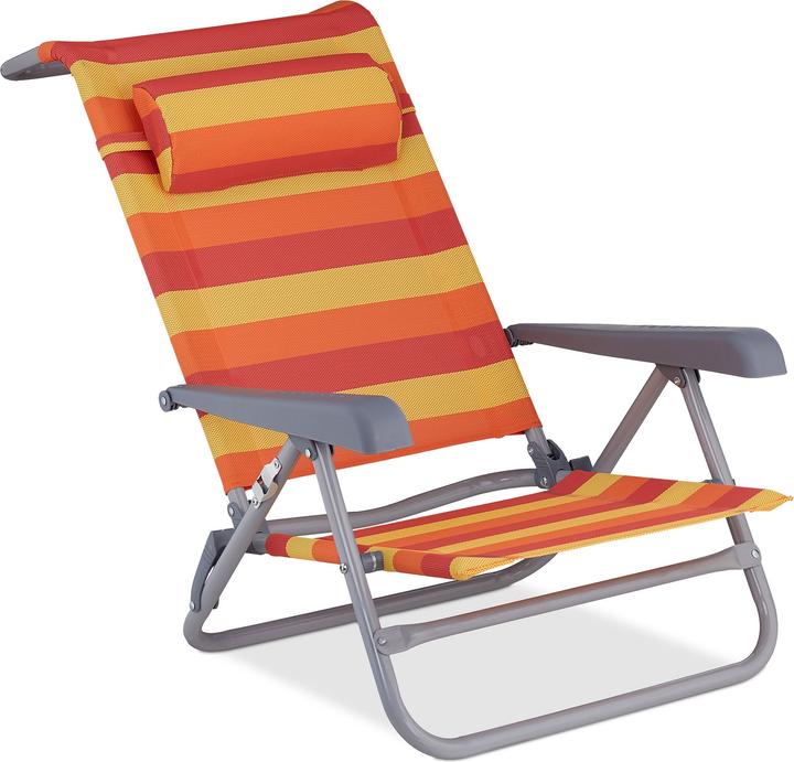 Actual product image Relaxdays Reclining beach-chair (85 cm)