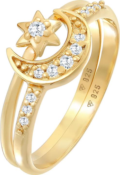 Elli Astro, Halbmond, Ring Set, Sterne
