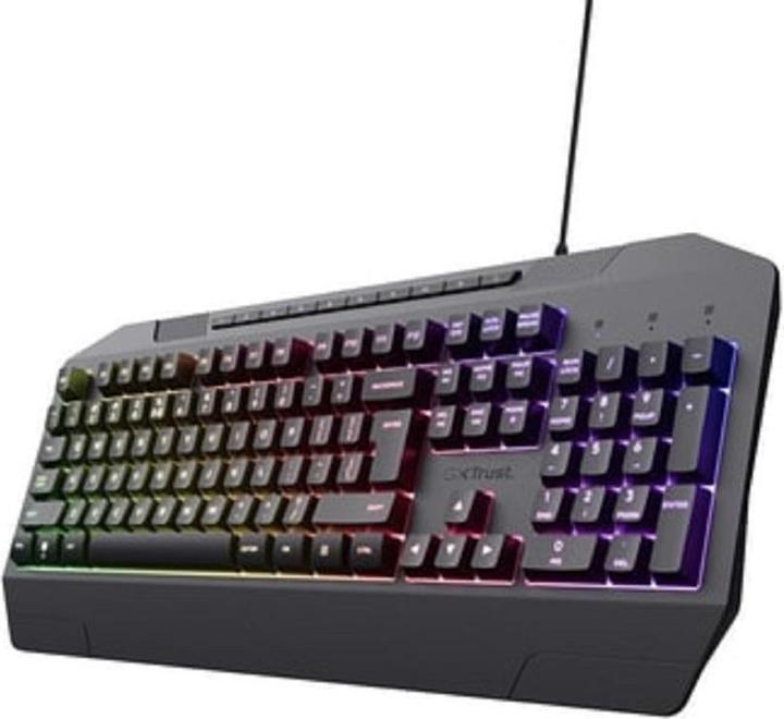 Actual product image Trust Gxt836 Evocx Gaming Keyboard En (DE, Cable)