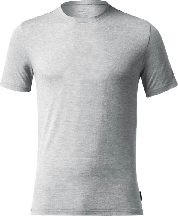 Forclaz Merinoshirt Herren kurzarm Backpacking - Travel 500 grau