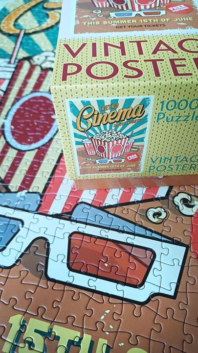 Image du produit Tactic Puzzle 1000 Vintage: Retro-Kino (1000 pièces)