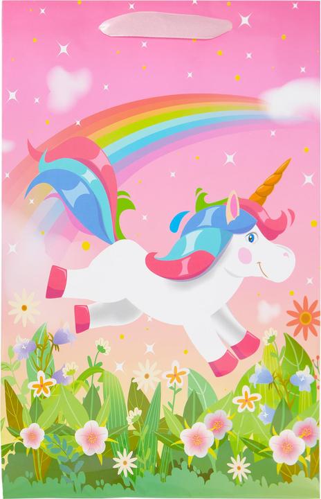 Image du produit Idena Sac cadeau enfant motif licorne multicolore 25x34x9cm (Pochette cadeau)
