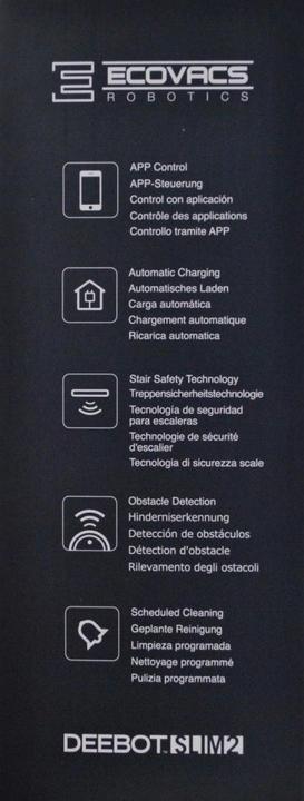 Actual product image Ecovacs Deebot SLIM 2 (Robot vacuum)