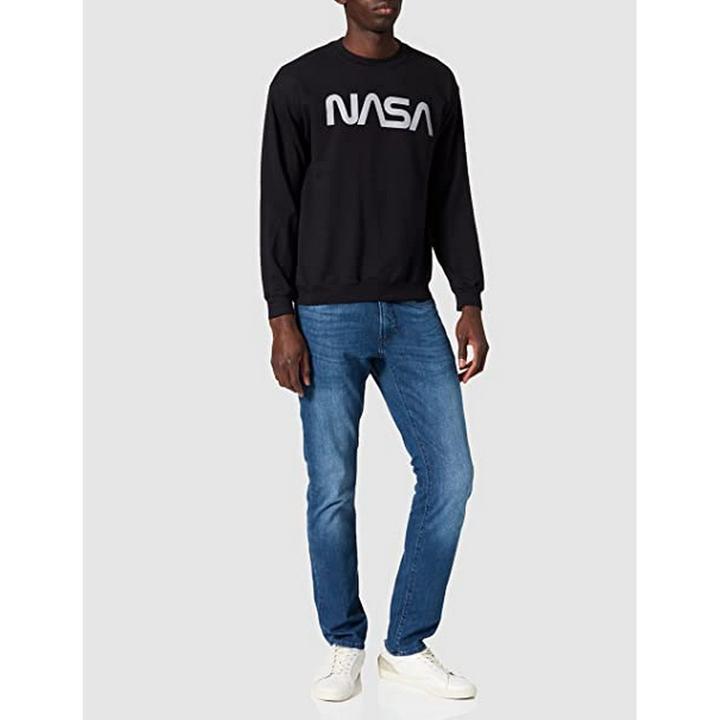 Image du produit Nasa Sweat-shirt en coton à logo moderne pour hommes (M)