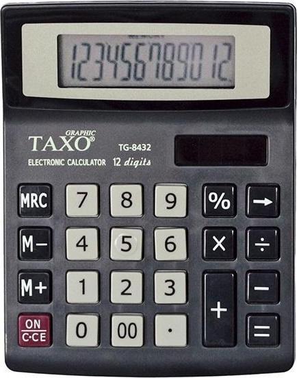 Actual product image Titanum Taxo-Rechner 12-stellig TG-8432 schwarz