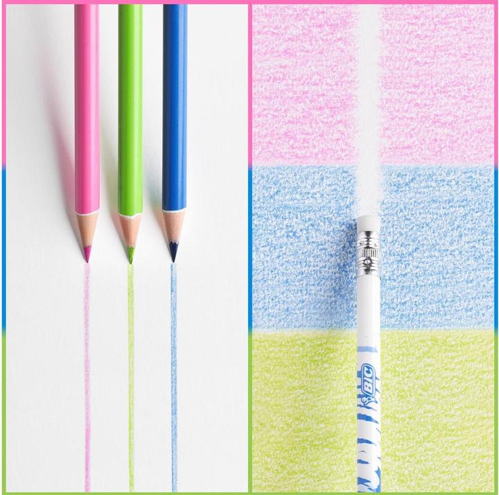 Produktbild Bic Kids Evolution löschbare Buntstifte (Sortiert, 12 x)