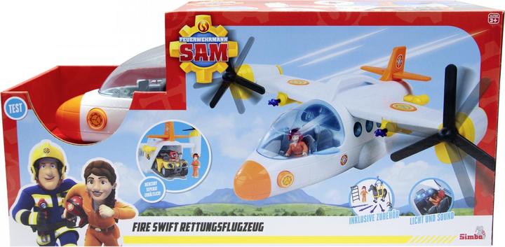 Produktbild Simba Sam Fire Swift Rettungsflugzeug