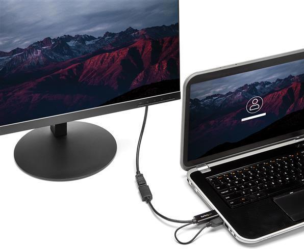Actual product image StarTech 4K HDMI to DisplayPort adapter (HDMI, 25.50 cm)