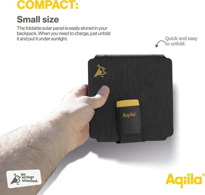 Produktbild Aqiila Sunbird P21 - Foldable solar panel (21 W, 0.60 kg)