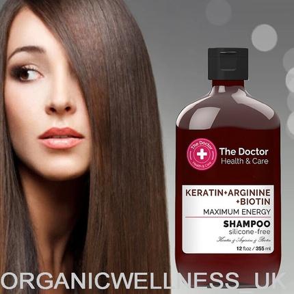 Produktbild The Doctor Health & Care Strengthening Hair Shampoo Keratin + Arginine + Biotin 355Ml (355 ml, Flüssiges Shampoo)