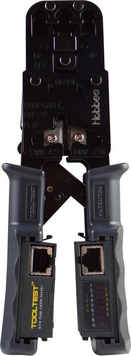 Hobbes Crimping pliers with offline cable tester