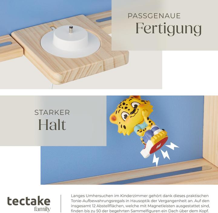 Produktbild tectake Wandregal Mylittle Story für bis zu 50 Tonies