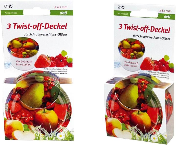 Image du produit Deti Couvercle twist-off, jeu de 3 (3 pcs)