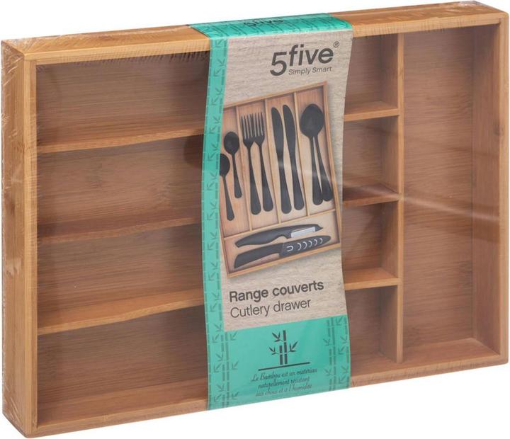 Actual product image 5Five Cutlery tray - bamboo