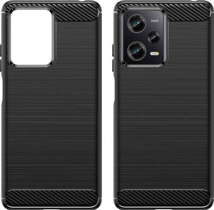 Immagine prodotto Screenguard Xiaomi Redmi Note 12 Pro 5G Cover Carbonio spazzolato Soft TPU (Xiaomi Redmi Note 12 Pro 5G)