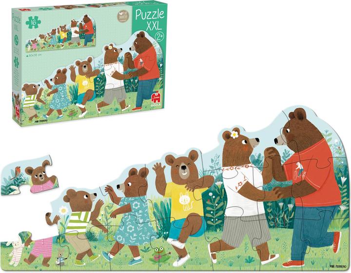Immagine prodotto Jumbo GOULA XXL puzzle orso famiglia.55266 (16 pezzi)