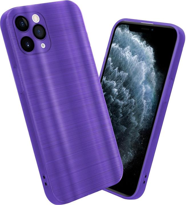Produktbild Cadorabo Hülle für Apple iPhone 11 PRO im TPU Brushed Kameraschutz LM160 Style (Apple iPhone 11 Pro)