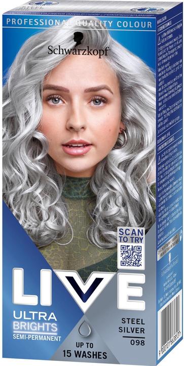 Schwarzkopf Live Ultra Brights (98 Steel Silver)