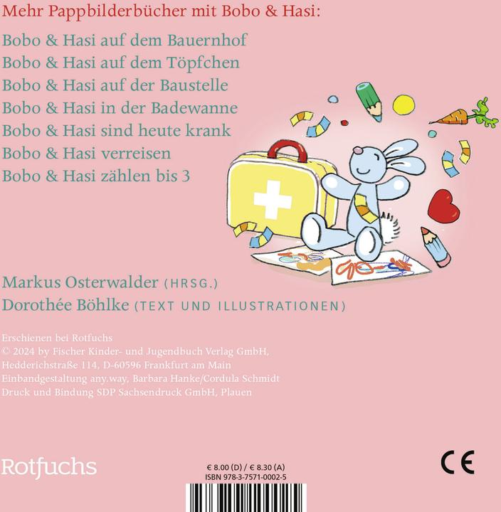 Actual product image Bobo & Hasi need comfort (German)