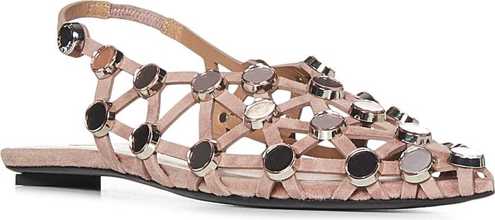 Actual product image The Attico Flat Shoes Beige (36)