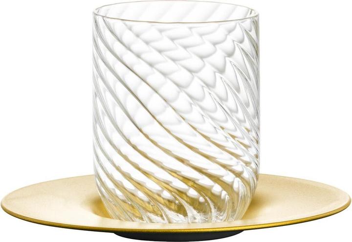 Produktbild Eisch Twist Cappuccinoglas mit Untertasse (270 ml, 1 x)