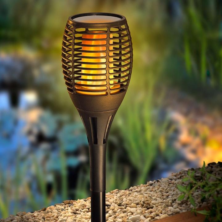Produktbild Grundig Solarlampe LED-Flammeneffekt