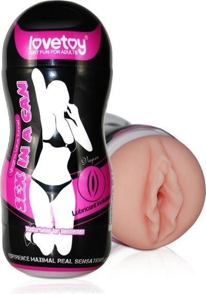 Produktbild Lovetoy Sex in einer Dose -Vibrating Vagina Tunnel 1