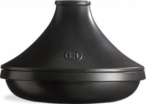 Produktbild Emile Henry Tajinetopf Delight 32 cm, Schwarz (33.50 cm, Bräter + Schmortopf, Kochtopf, Keramik)