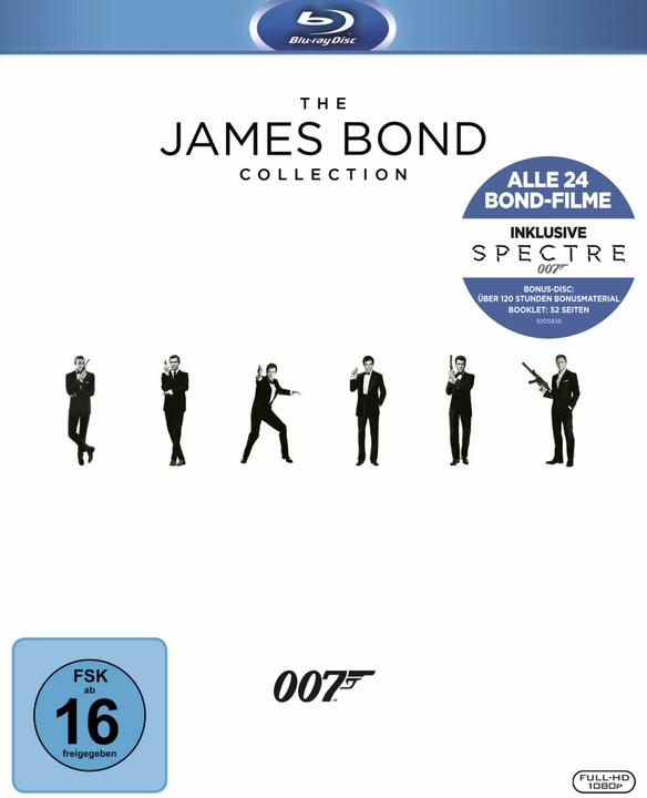 Produktbild The James Bond Collection (Blu-ray, 2015, Deutsch, Englisch)