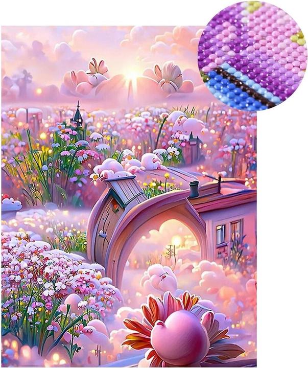 Produktbild Hermex Strasssteinbild DIY-Diamantgemälde Diamantmalerei Diamond Painting Bastelset