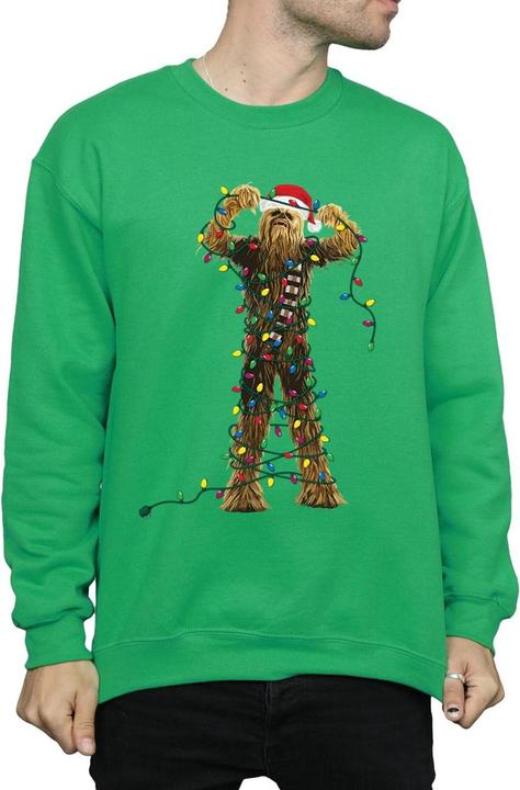 Immagine prodotto Star Wars Chewbacca Christmas Lights Felpa Uomo (S)