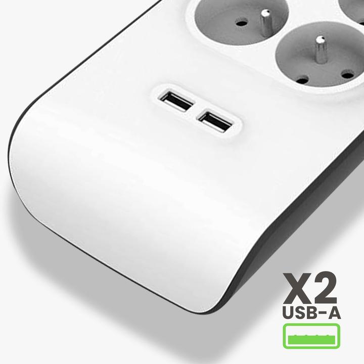 Actual product image Belkin BSV804ca2M 8 AC outputs (8 x, 4-pole, 2 m)